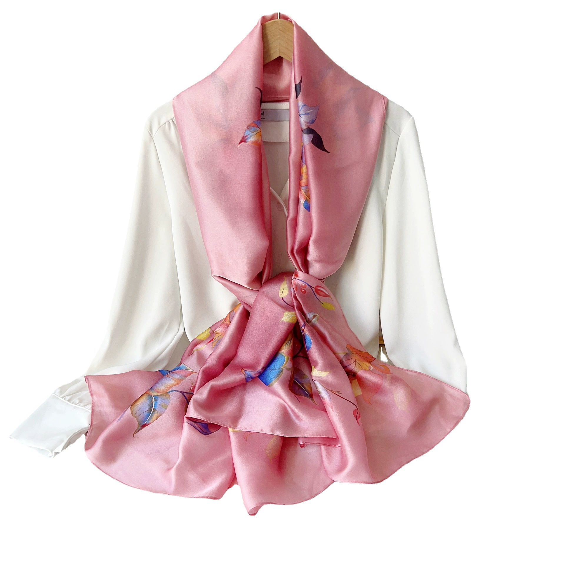 Foulard de plage en mousseline à fleurs view 5