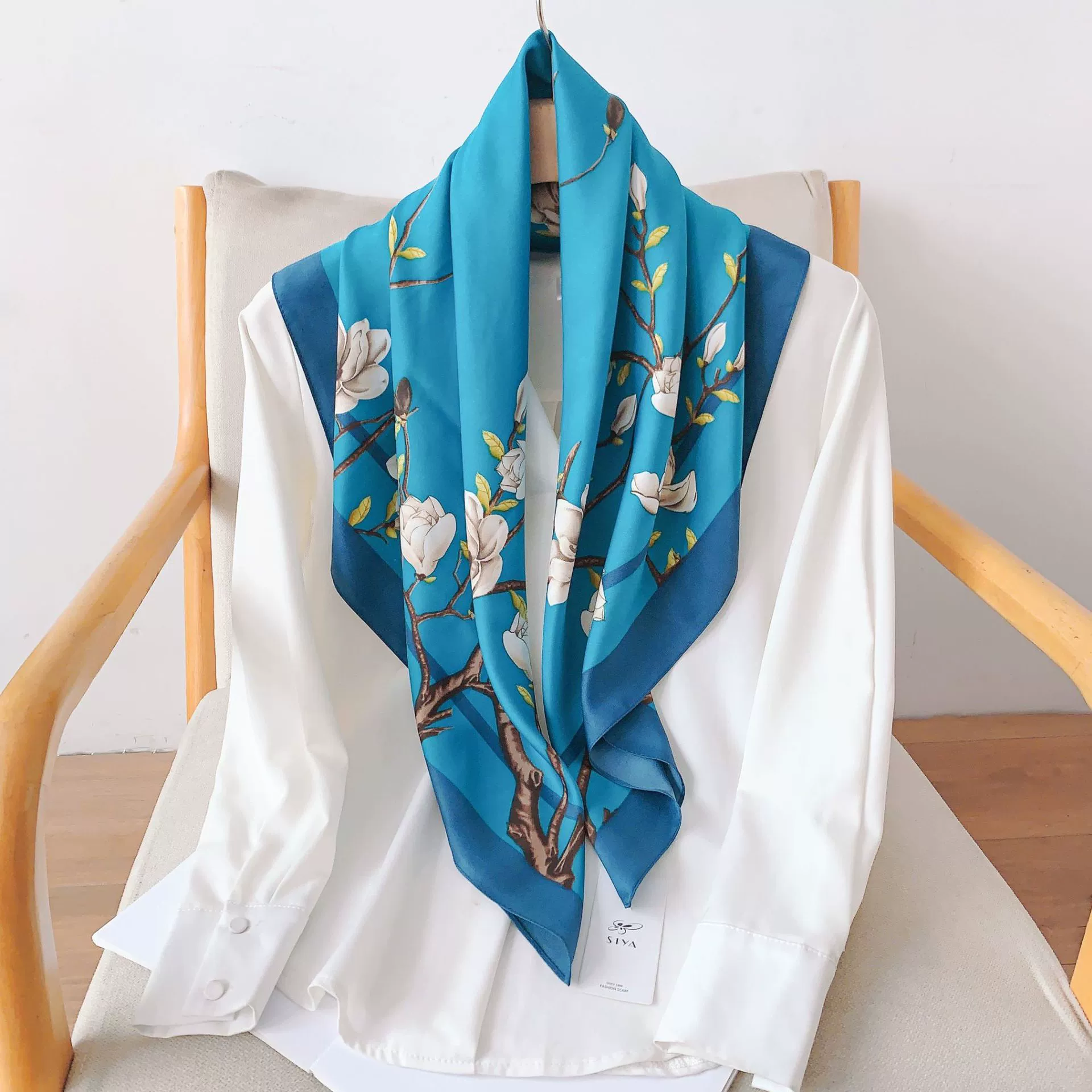 フローラルスカーフ90cm view 6