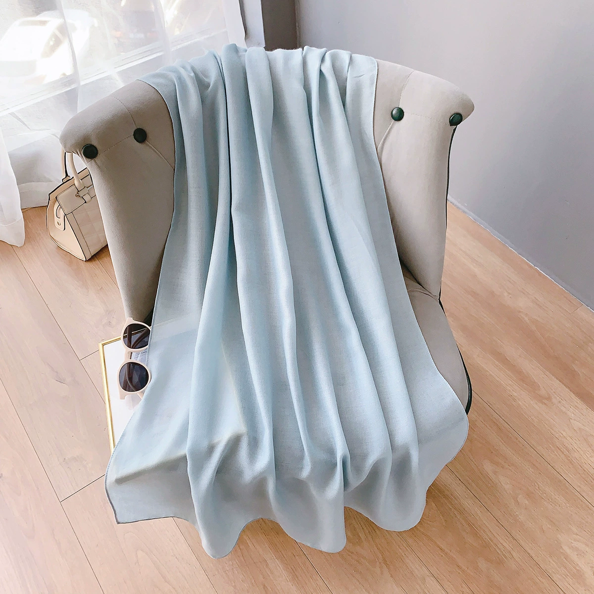 Cotton-Linen Long Scarf view 9
