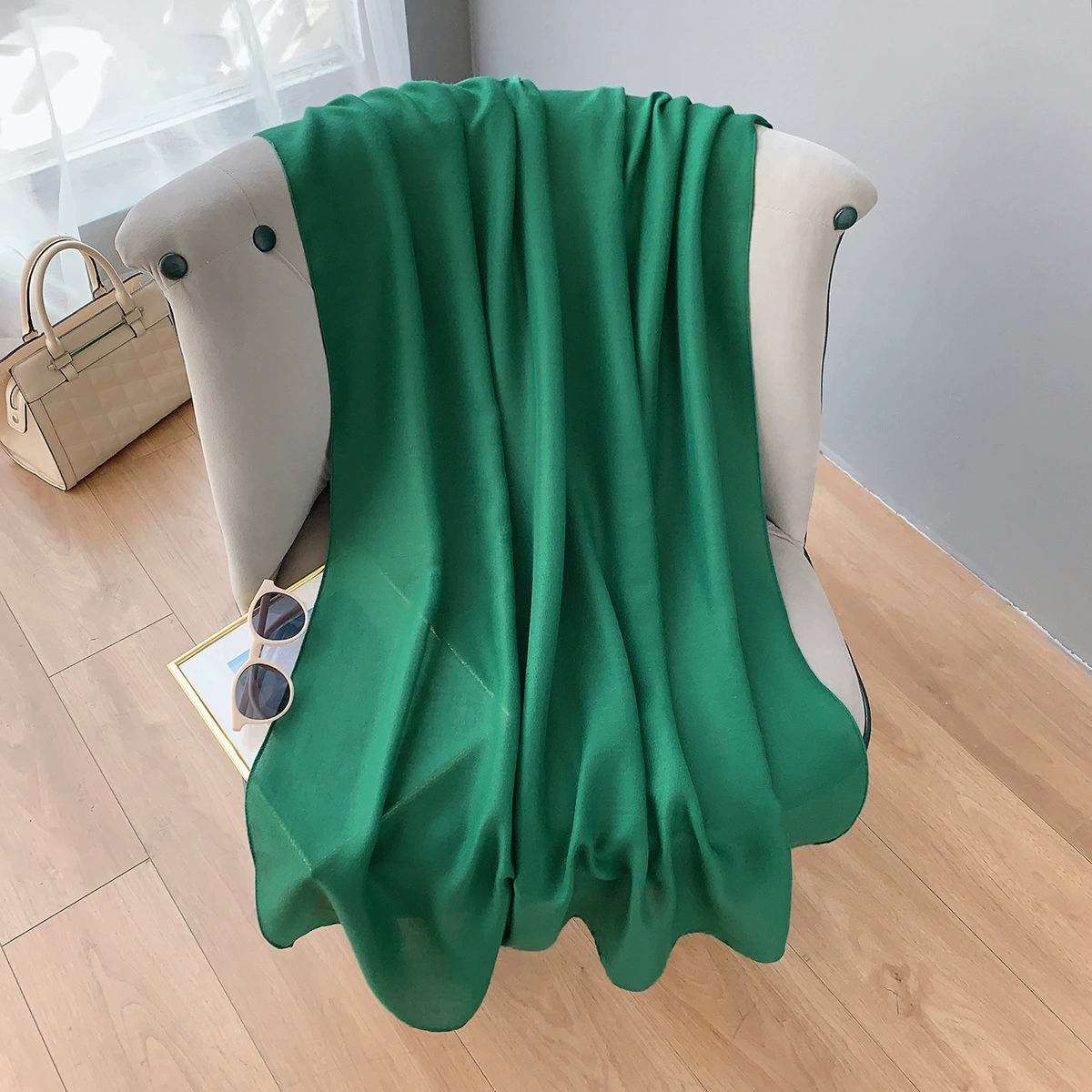 Cotton-Linen Long Scarf view 11
