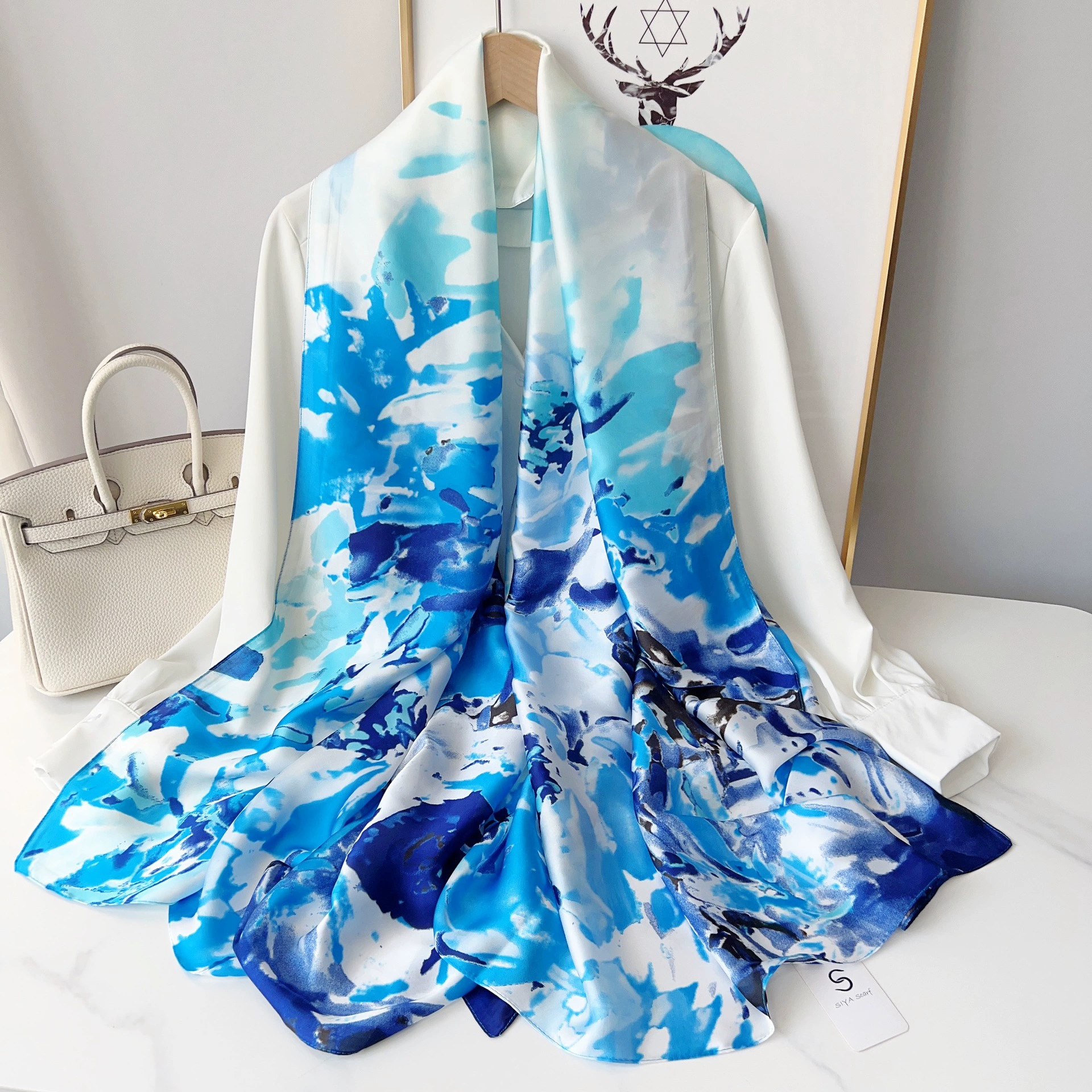 Foulard de plage en voile view 2