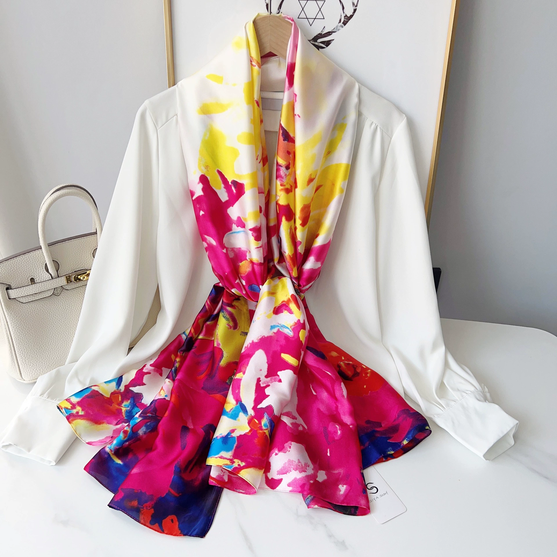 Foulard de plage en voile view 3