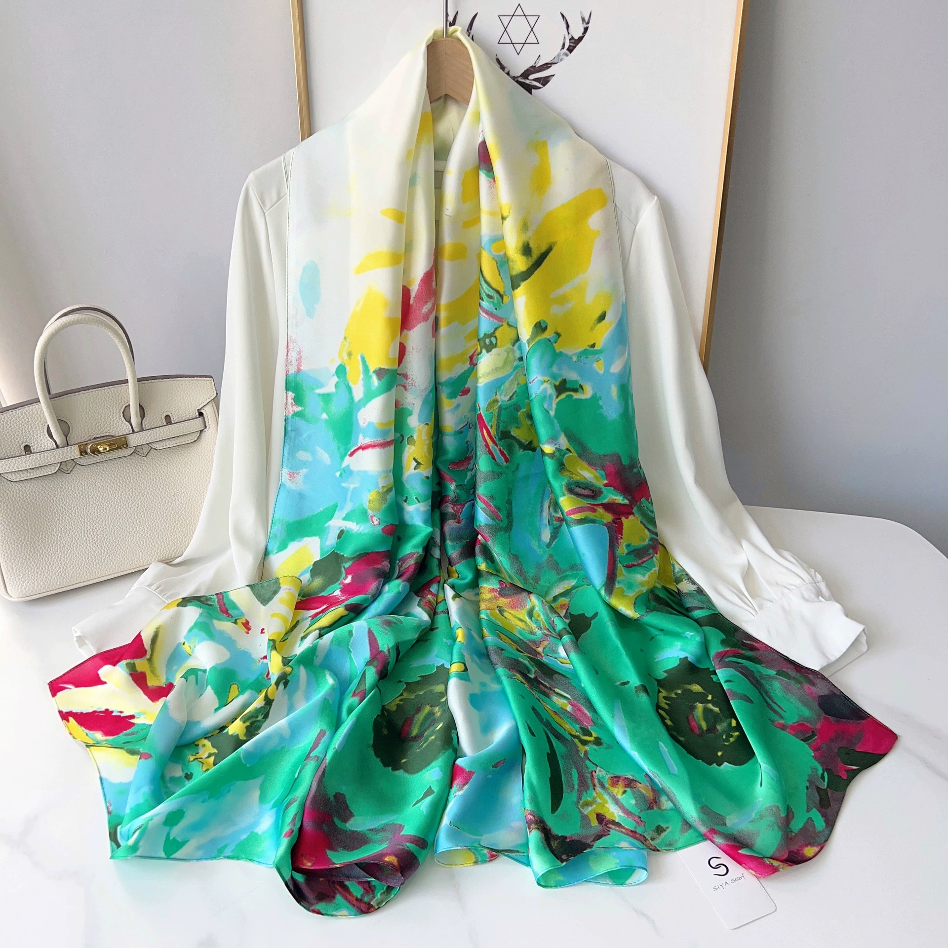 Foulard de plage en voile view 6