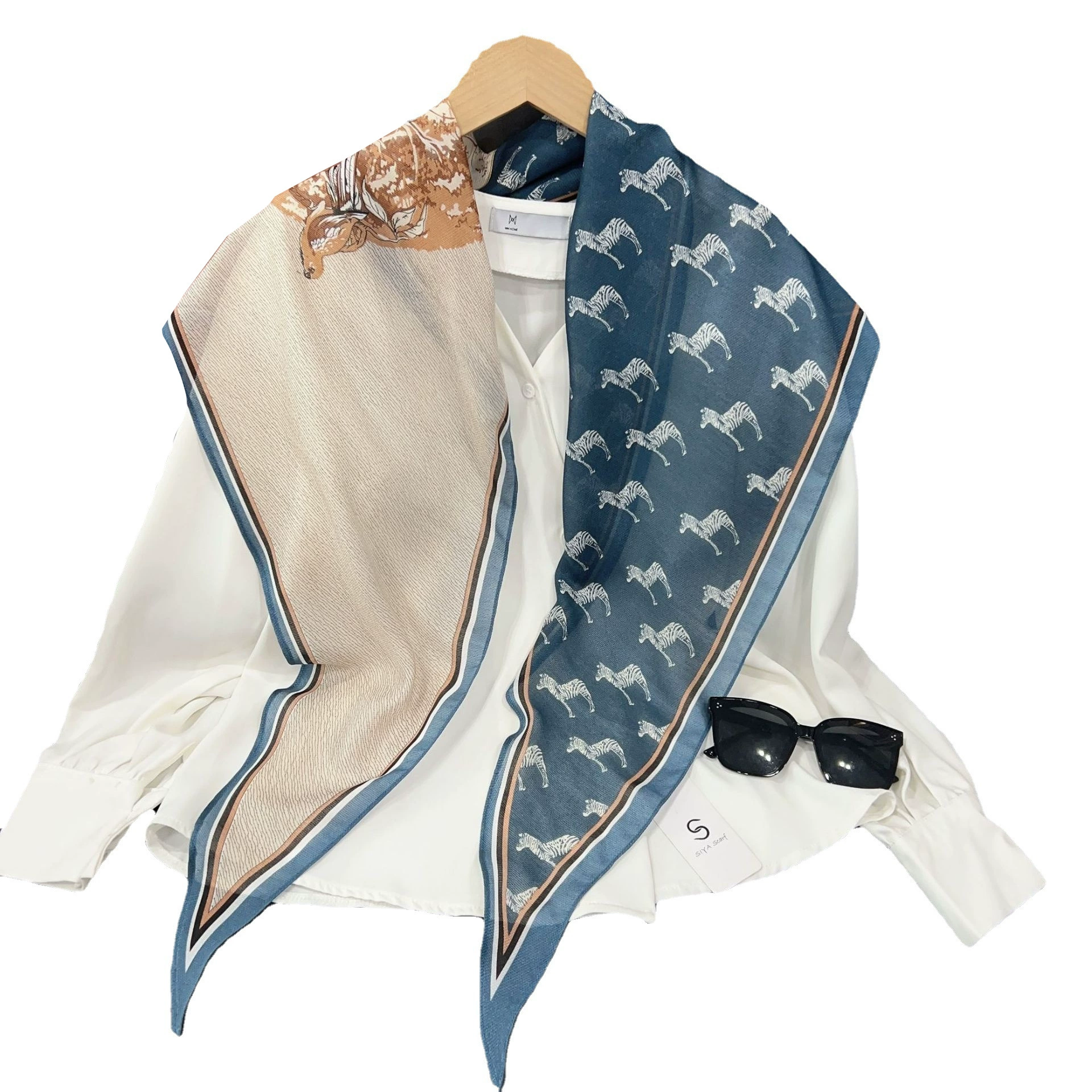 Horse Print Neck Scarf view 5