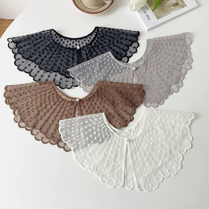 Lace Pearl Capelet view 2