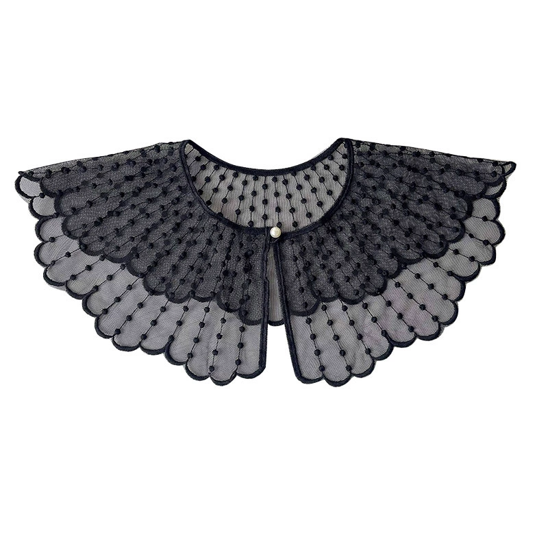 Lace Pearl Capelet view 5