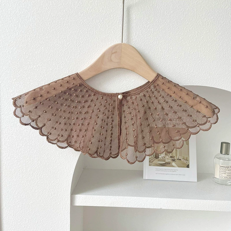Lace Pearl Capelet view 8