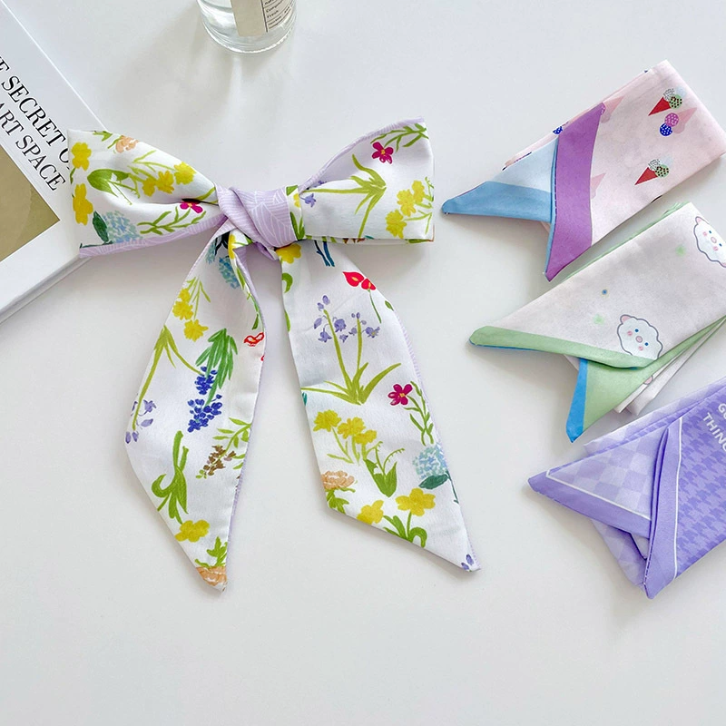 Floral Hair Scarf view 2