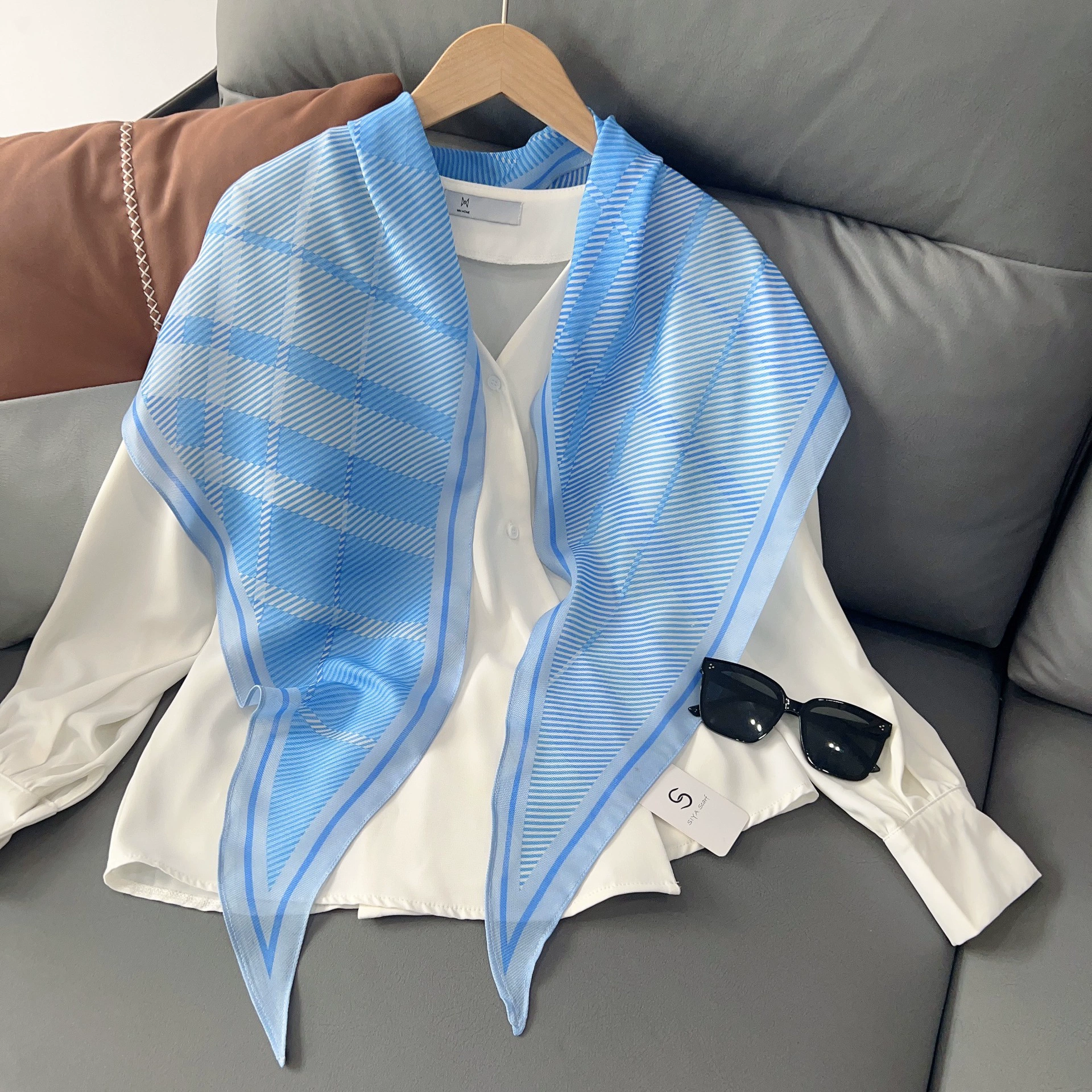 Striped Neck Scarf view 9