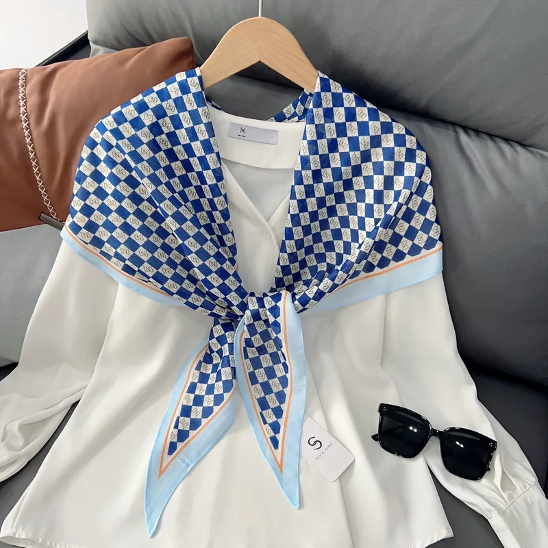 Checkerboard Neck Scarf