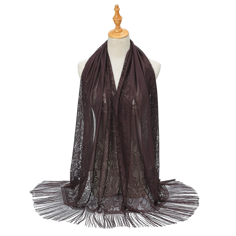 Lace Hollow Out Long Scarf for Women view 10