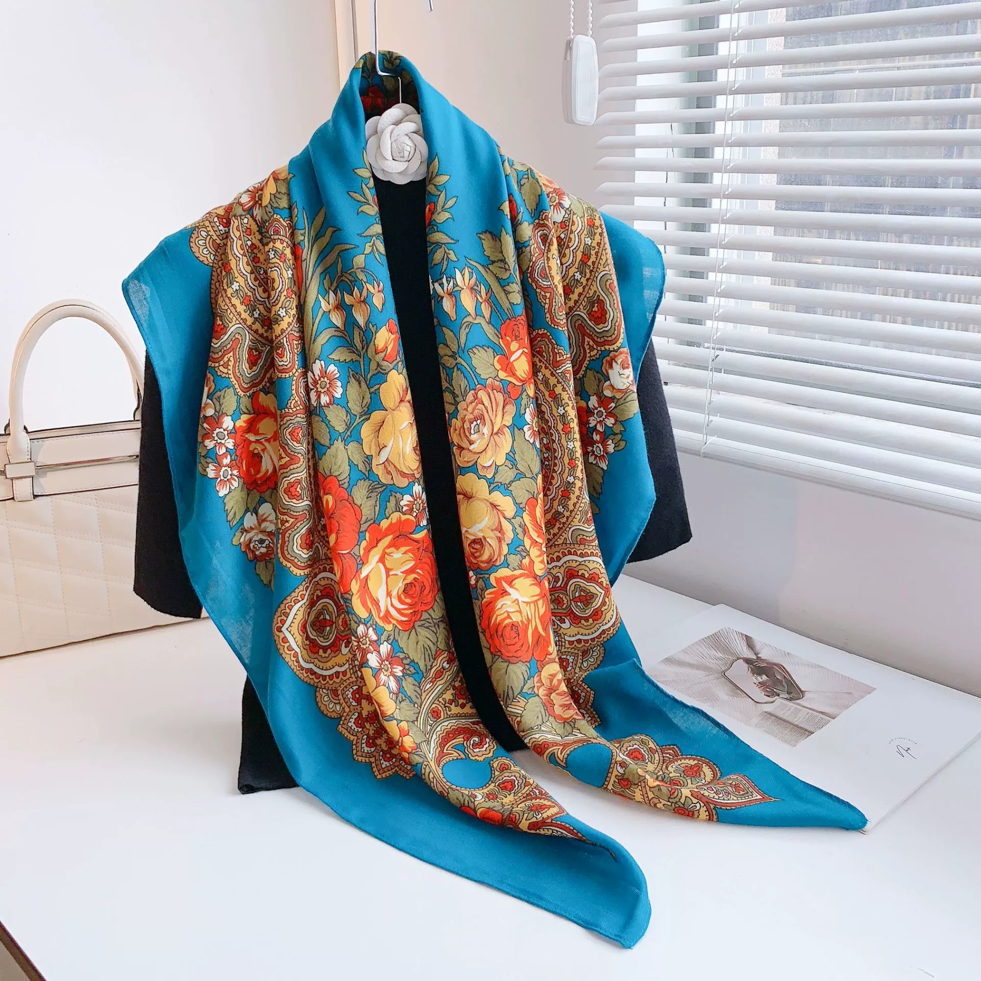 Ethnic Print Shawl view 6