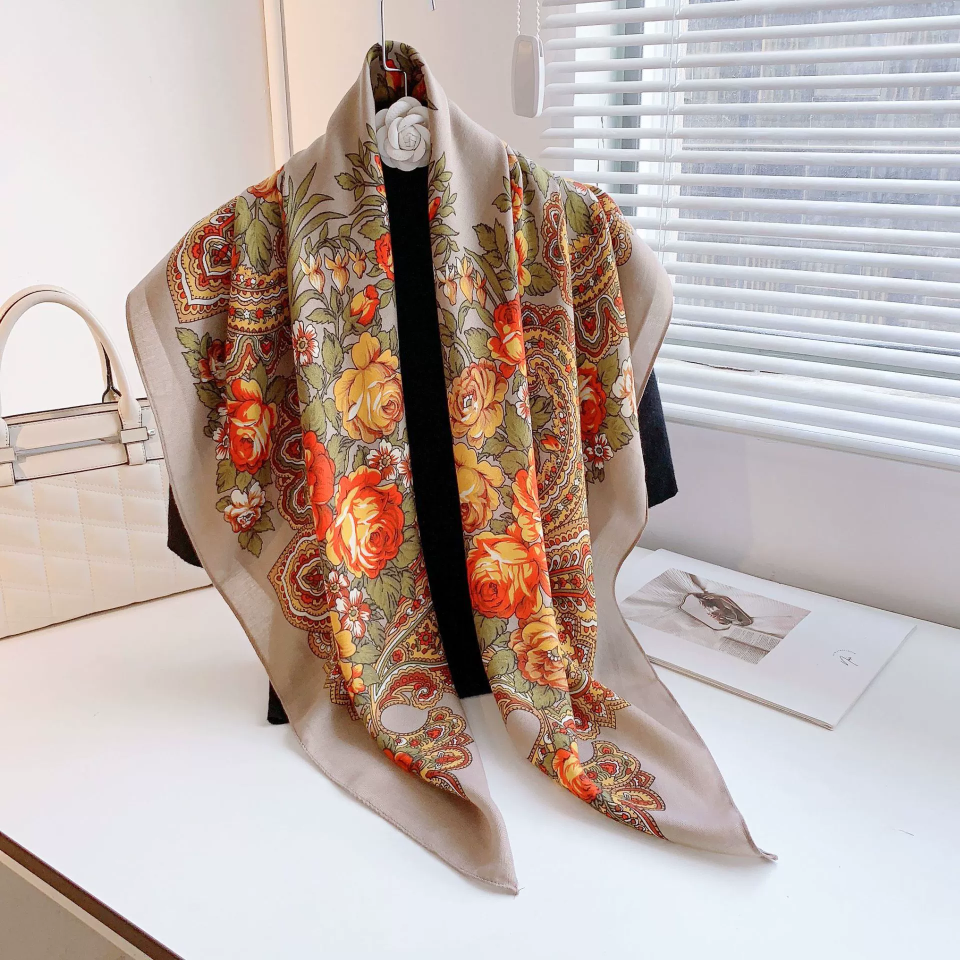Ethnic Print Shawl view 7