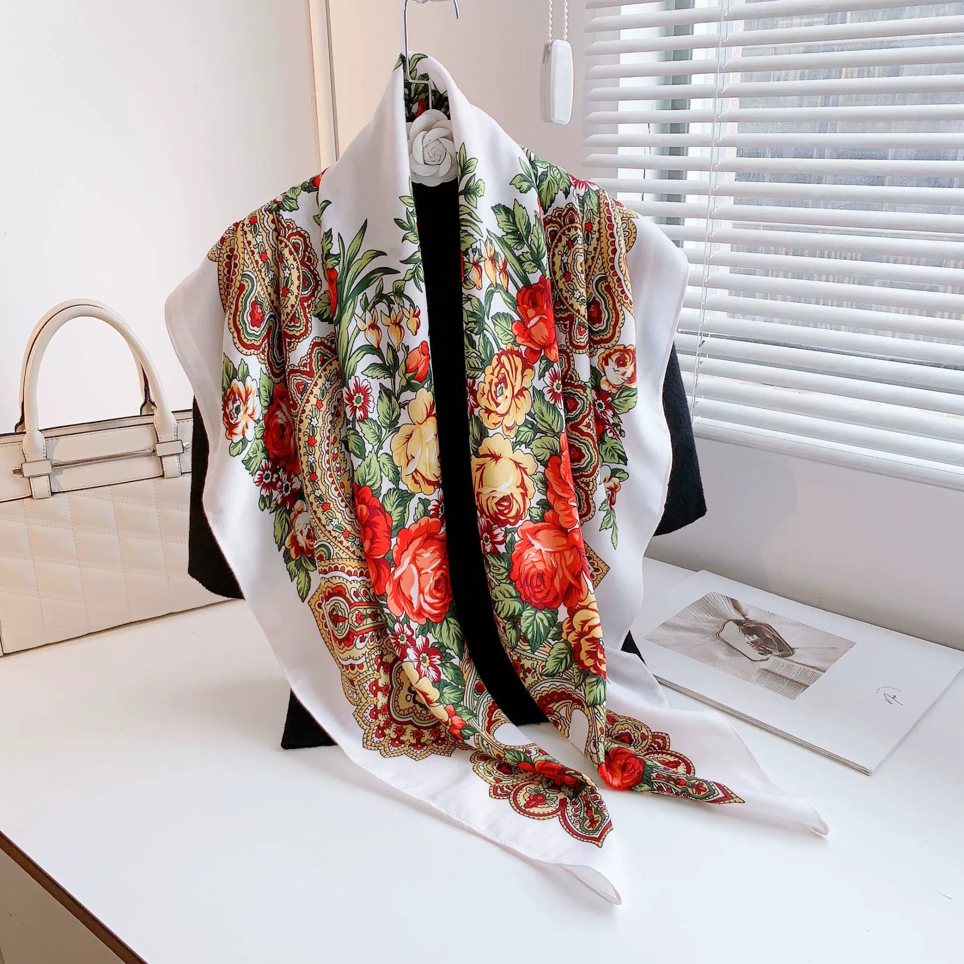 Ethnic Print Shawl view 8