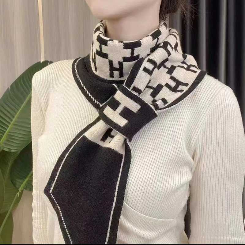 Knit Small Scarf with Ears for Women view 2