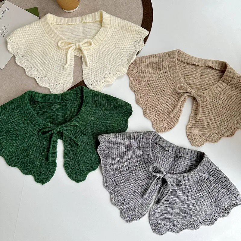 Ruffle Knitted Capelet view 4