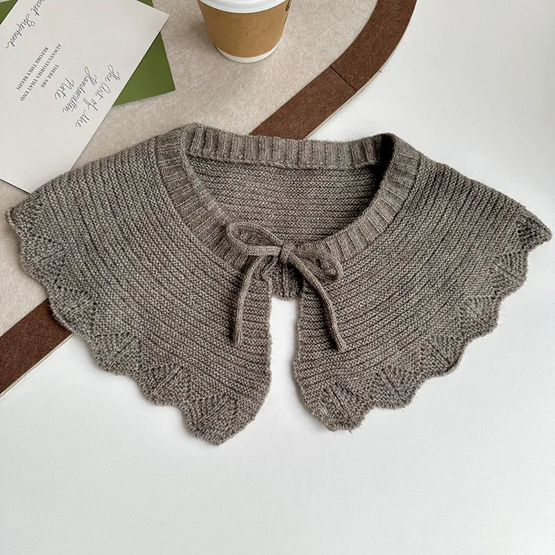 Ruffle Knitted Capelet view 11