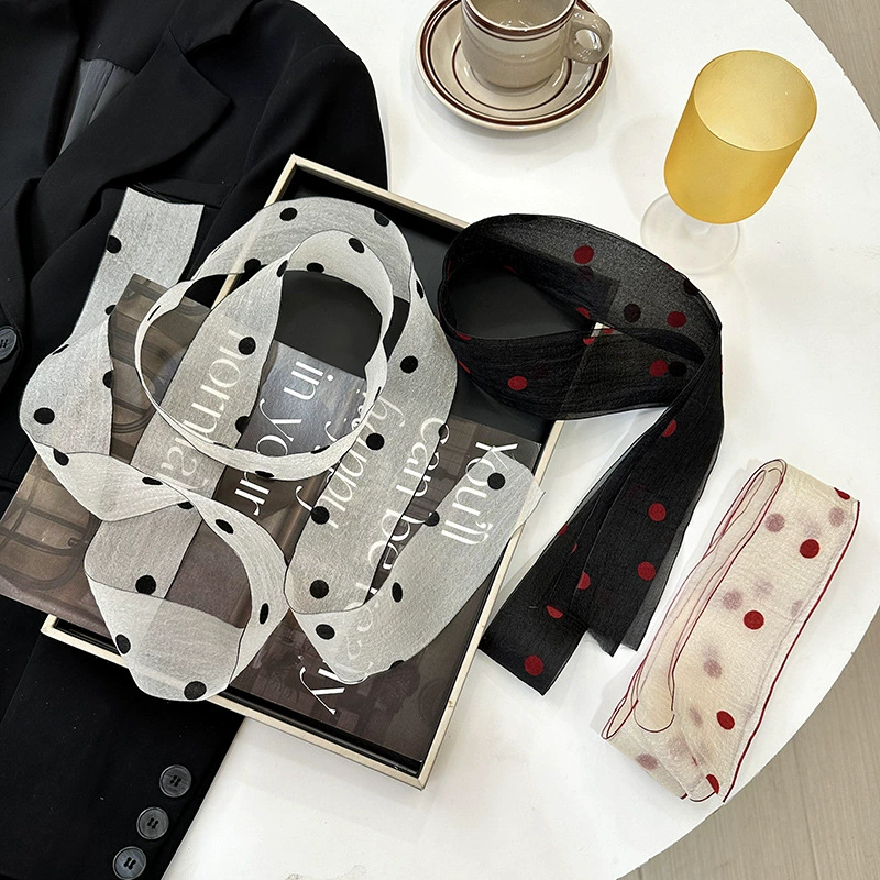 Polka Dot Twilly Scarf view 4
