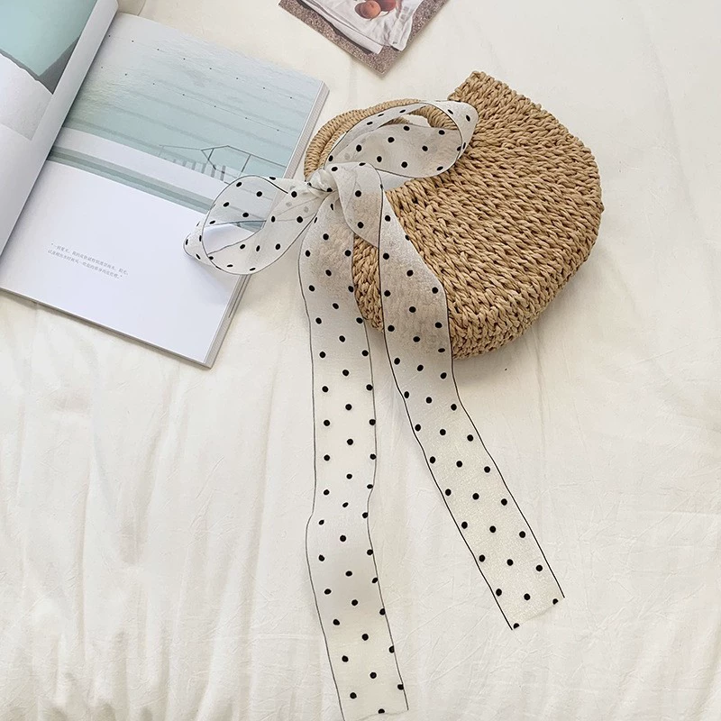 Polka Dot Twilly Scarf view 9