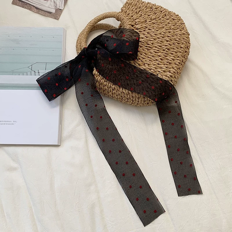Polka Dot Twilly Scarf view 10
