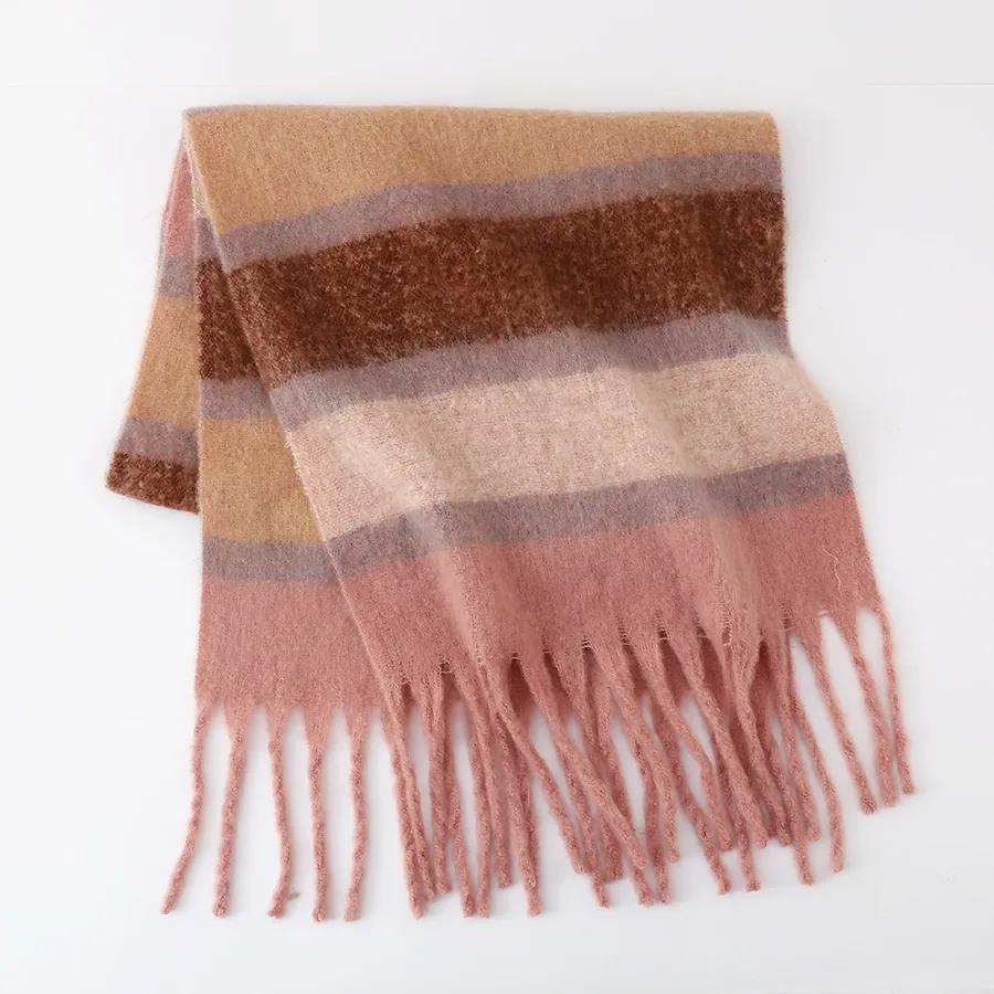 Mohair Striped Scarf view 11