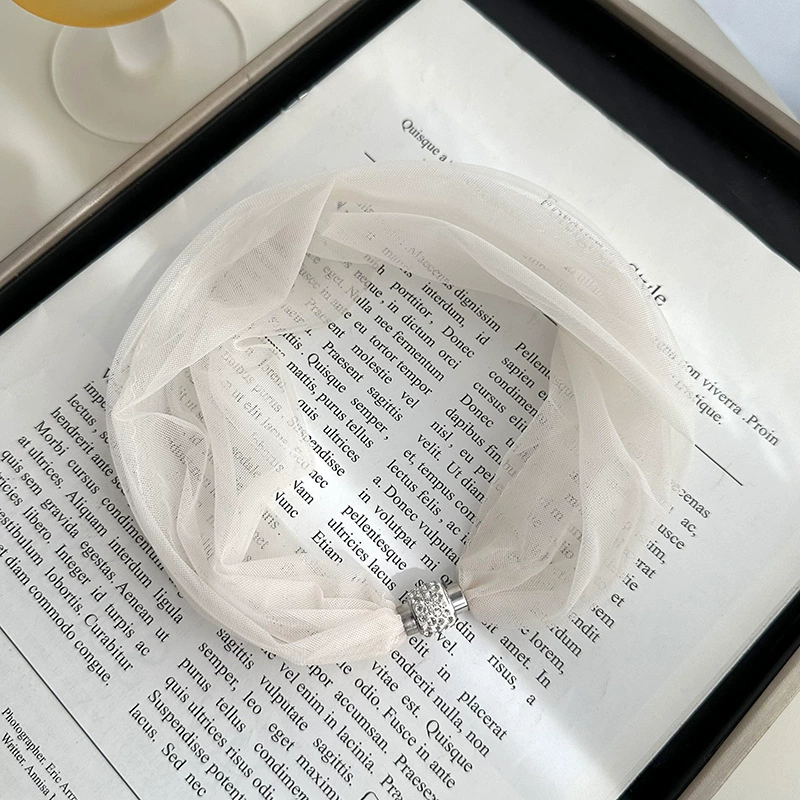 Lace Neck Scarf view 8