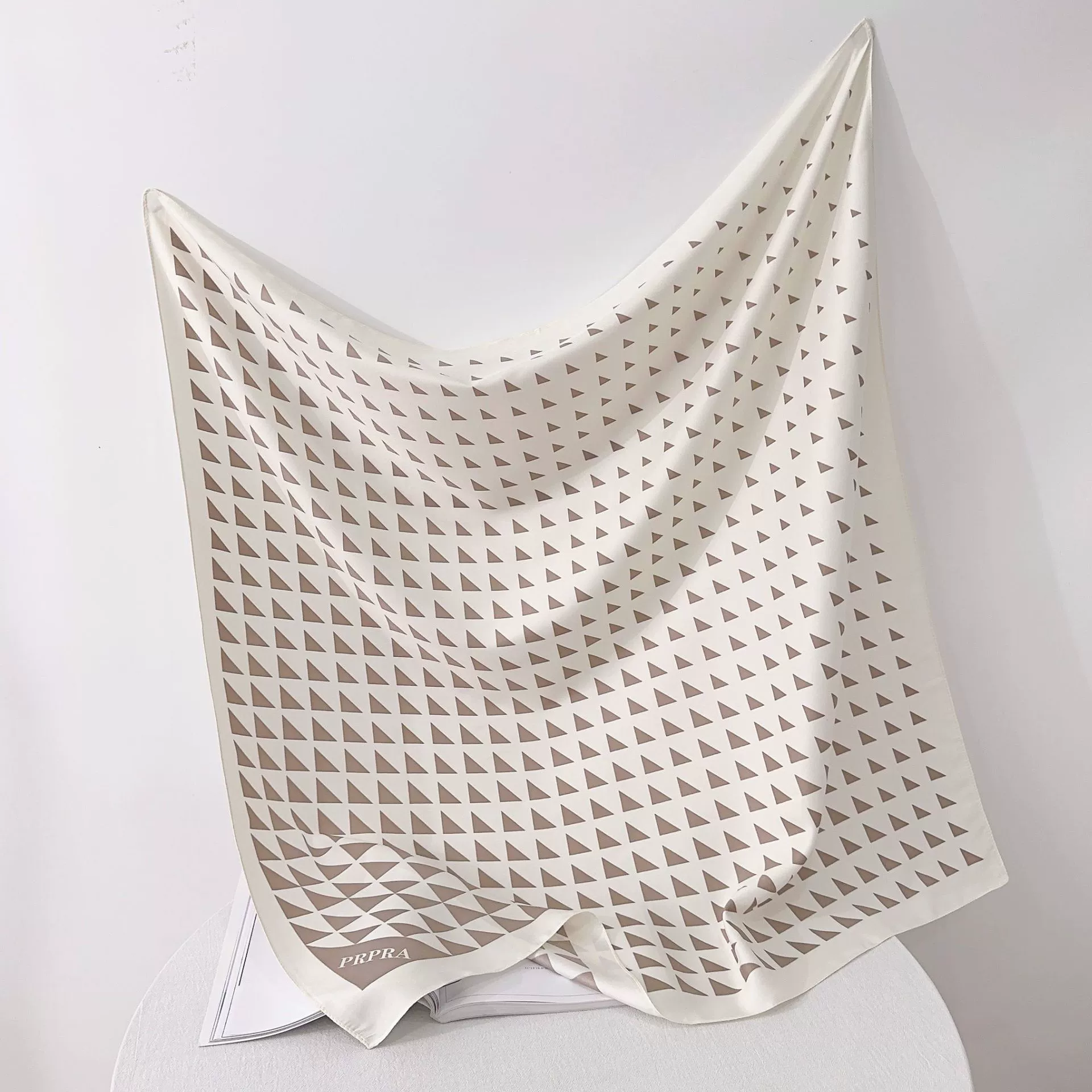 90cm Geometric Print Square Scarf view 3