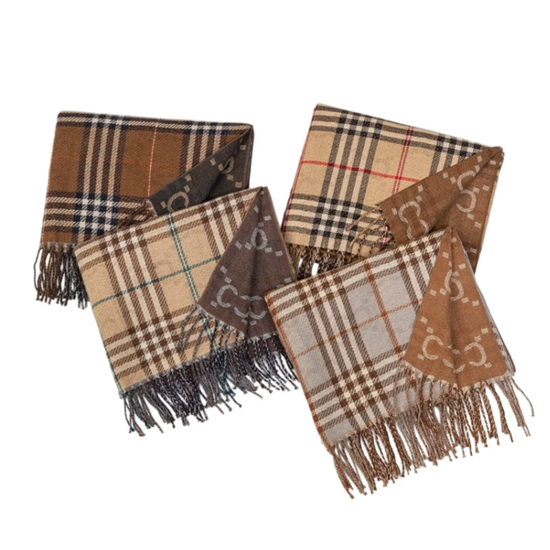 Letter Jacquard Scarf