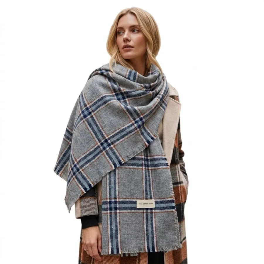 British Plaid Scarf view 2