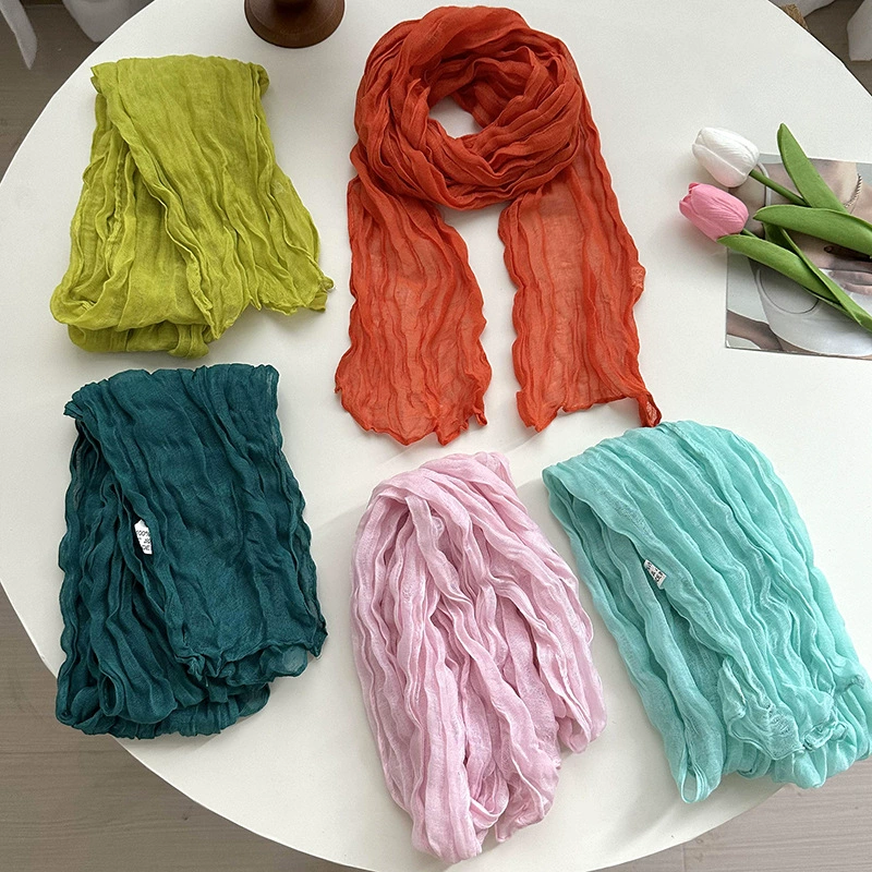 Crinkle Long Scarf
