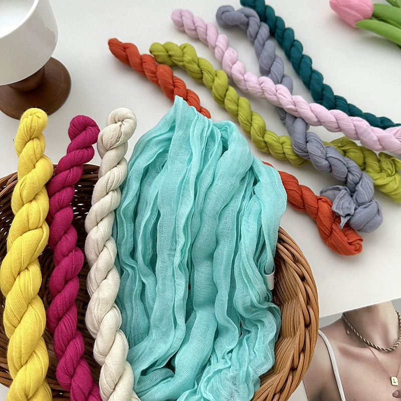 Crinkle Long Scarf view 3
