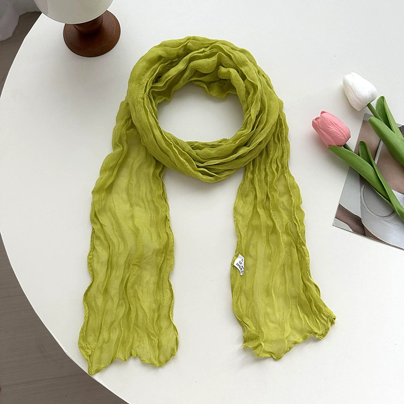 Crinkle Long Scarf view 7