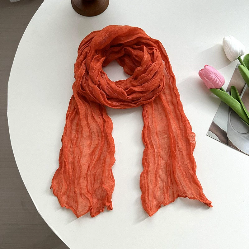 Crinkle Long Scarf view 10