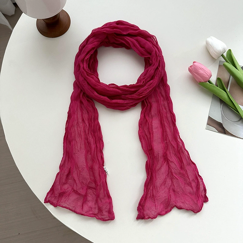 Crinkle Long Scarf view 11