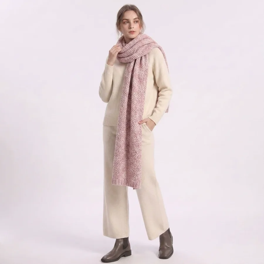 Colorful Knit Scarf view 3