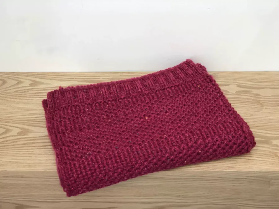 Colorful Knit Scarf view 6