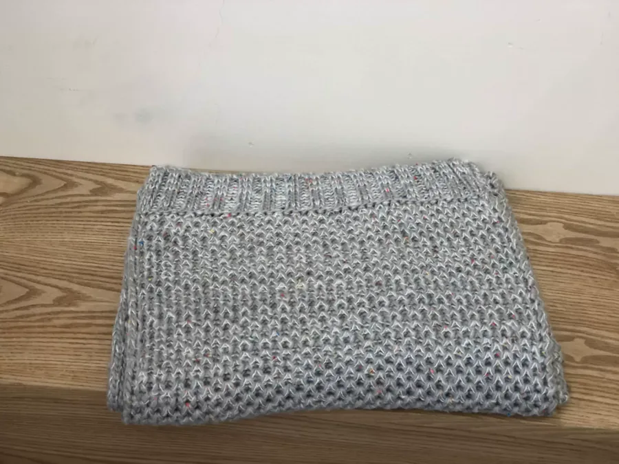 Colorful Knit Scarf view 9