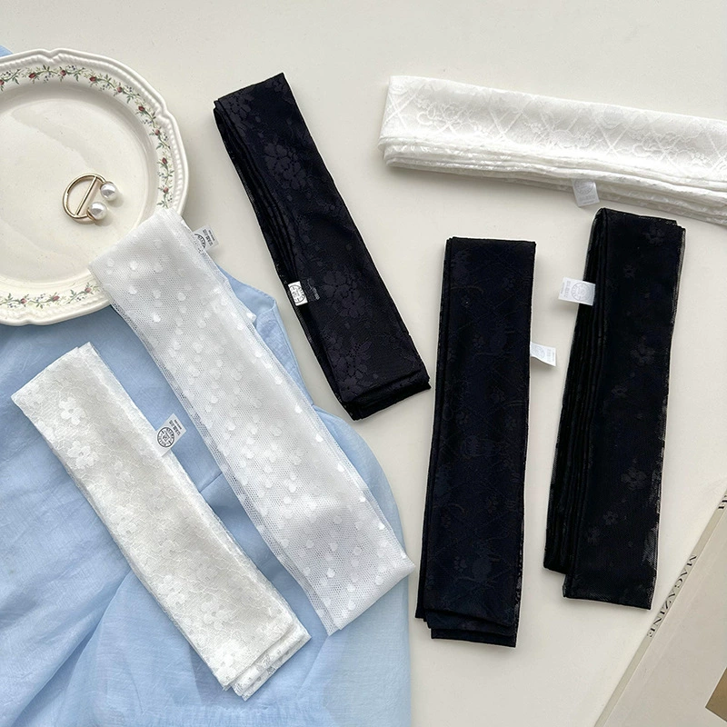 Lace Trim Long Scarf view 2