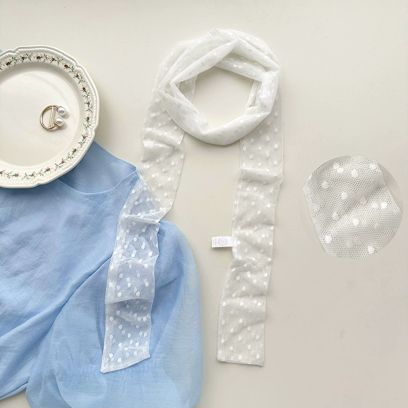 Lace Trim Long Scarf view 6