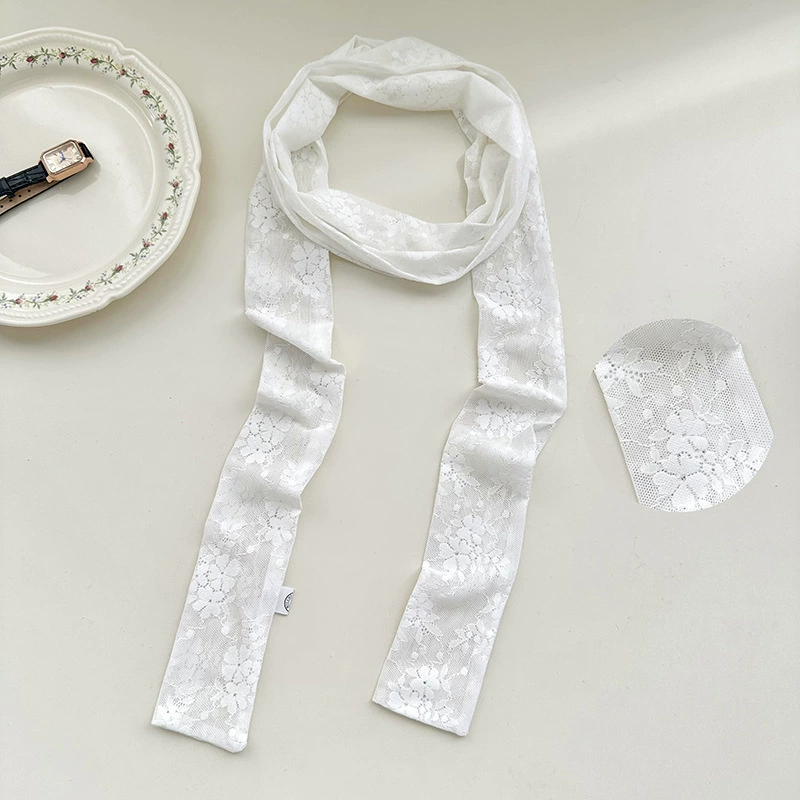 Lace Trim Long Scarf view 8