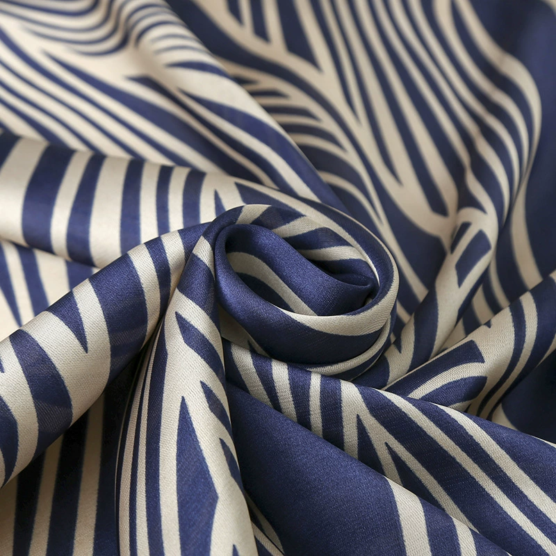 70cm Stripe Print Small Square Scarf view 2