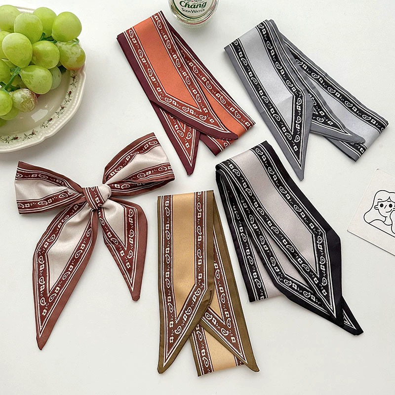 Paisley Print Hair Scarf view 4