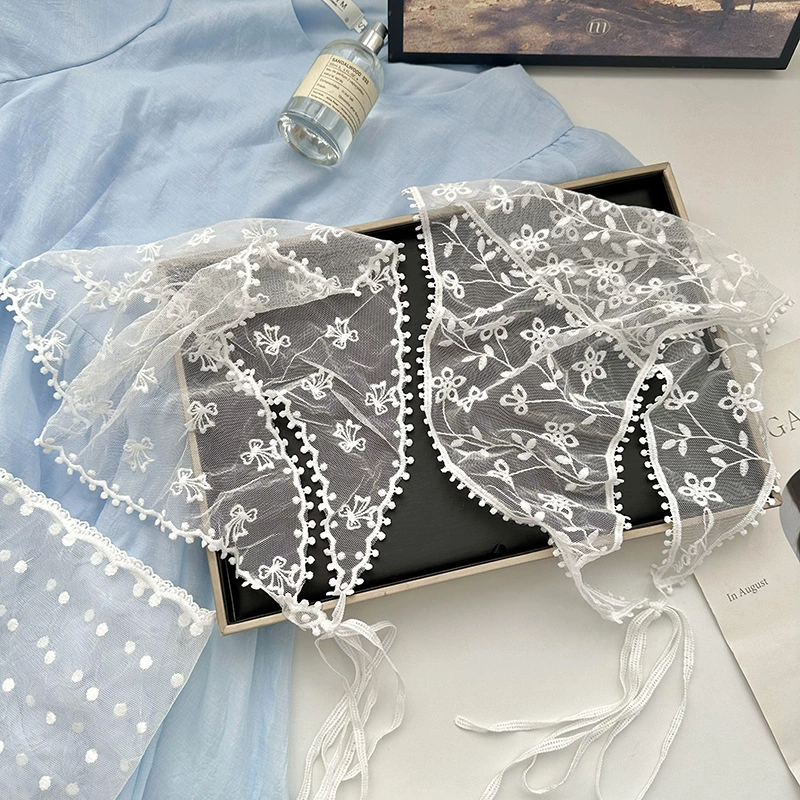 Lace Triangle Head Scarf view 2