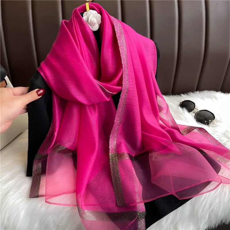 Sequin Fringe Scarf for Women view 3