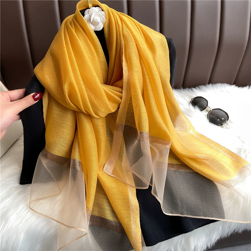 Sequin Fringe Scarf for Women view 7