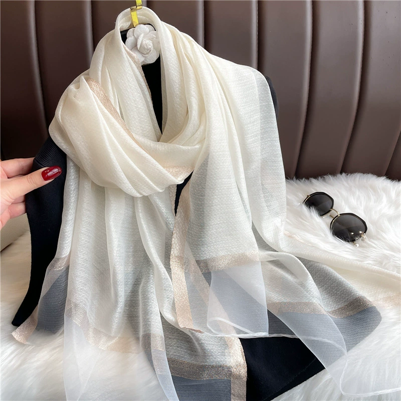 Sequin Fringe Scarf for Women view 11