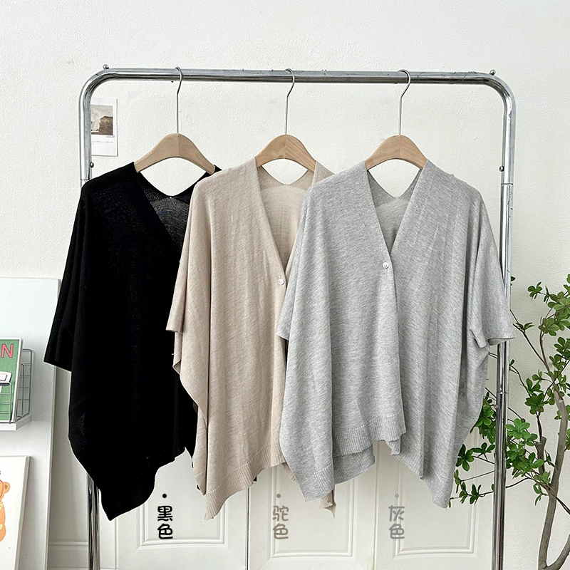Sun Protection Knit Shawl