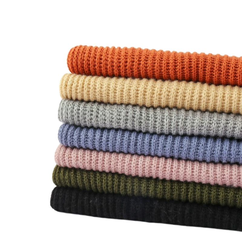 Acrylic Knit Solid Scarf
