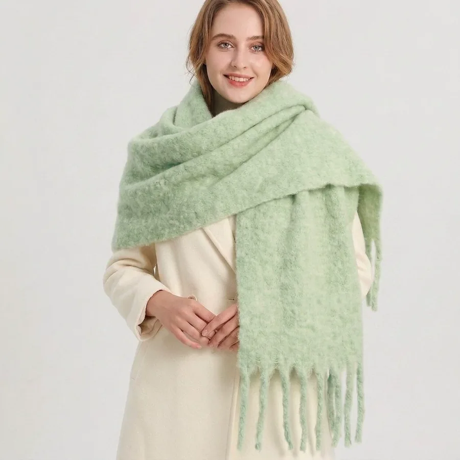 Polyester Chenille Fringe Scarf view 2