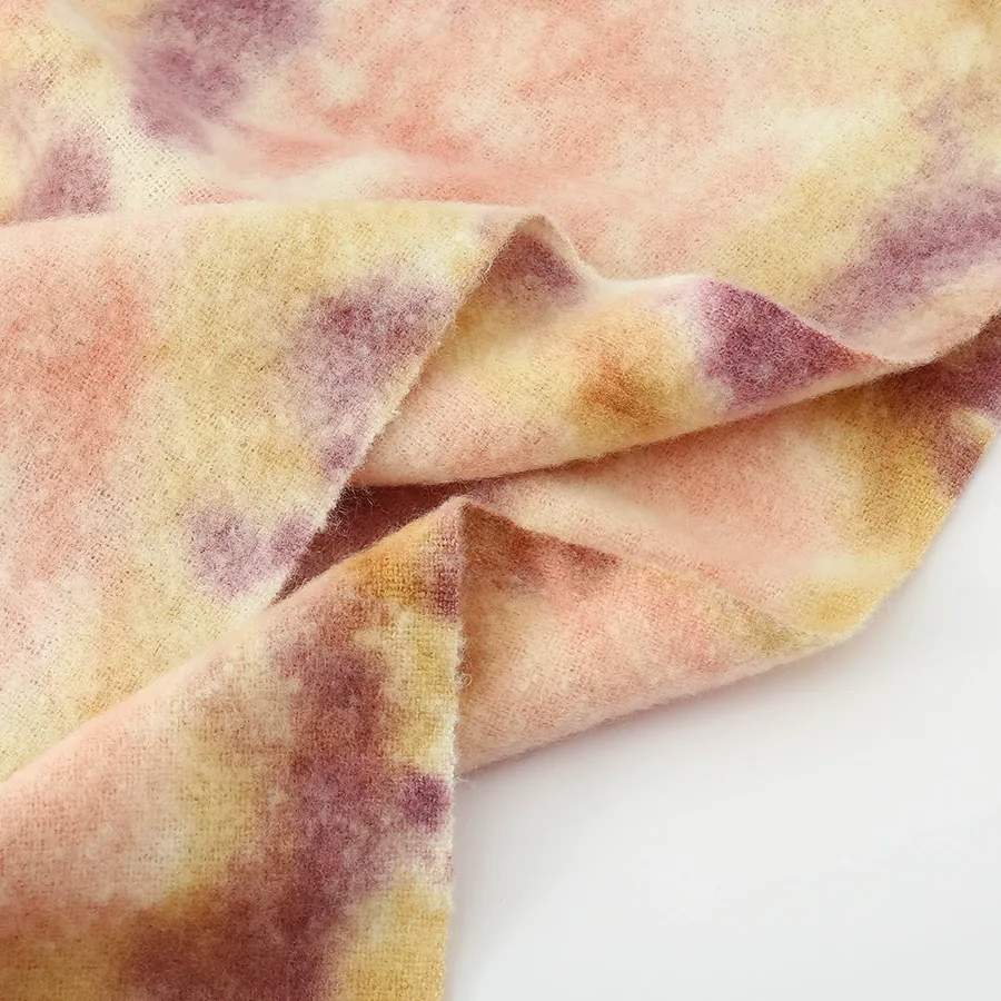Polyester Mohair Gradient Scarf view 4